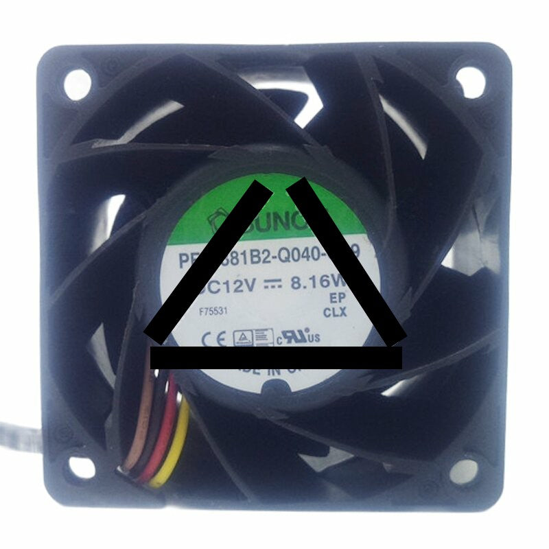 Sunon PF60381B2-Q040-Q99 DC 12V 8.16W 6038 Axial Cooling Fan