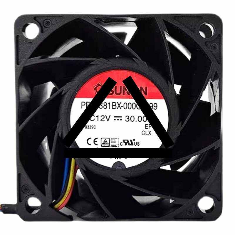 Sunon PF60381BX-000C-S99 DC 12V 30.00W 6038 Axial Cooling Fan