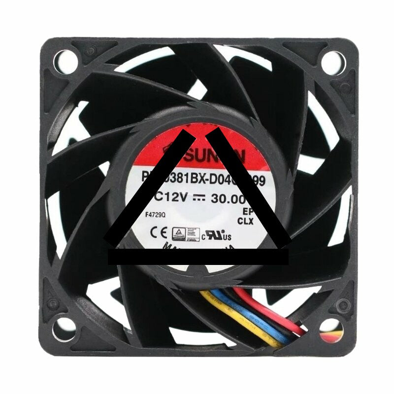 Sunon PF60381BX-D04C-S99 DC 12V 30.00W 6038 Axial Cooling Fan
