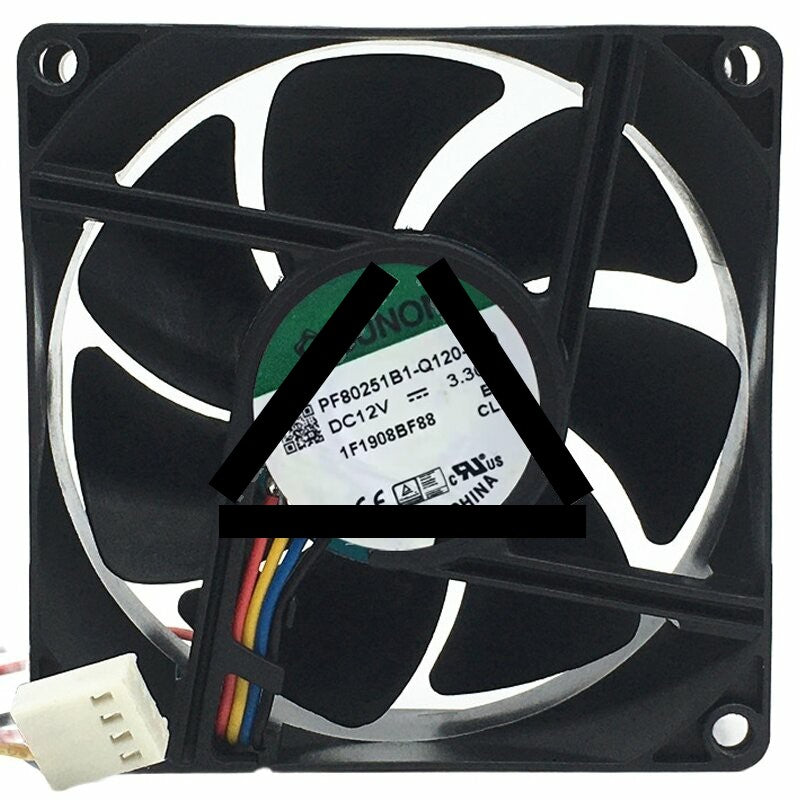 Sunon PF80251B1-Q120-S99 DC 12V 3.30W 4 Wires Cooling Fan