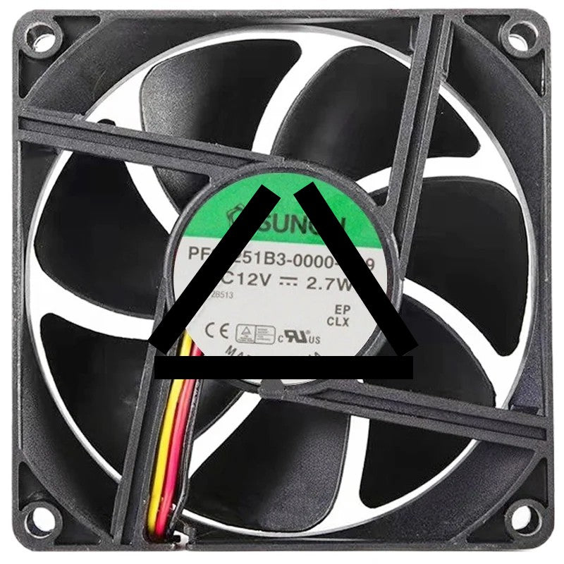 Sunon PF80251B3-0000-G99 DC 12V 2.7W 3 Wires Axial Cooling Fan