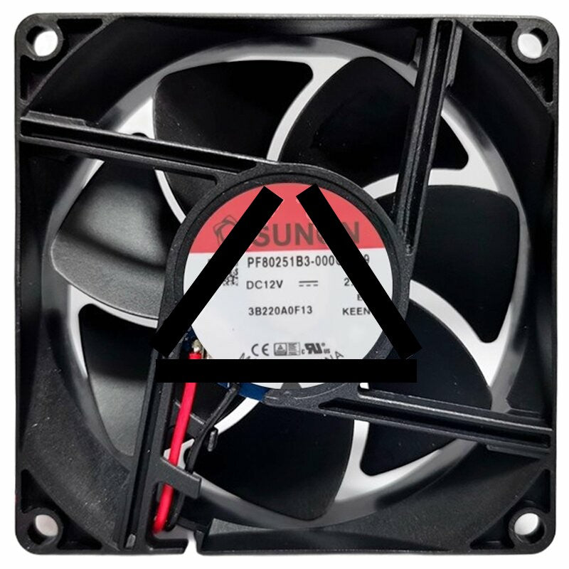 Sunon PF80251B3-000C-A99 DC 12V 2.7W 2 Wires Axial Cooling Fan