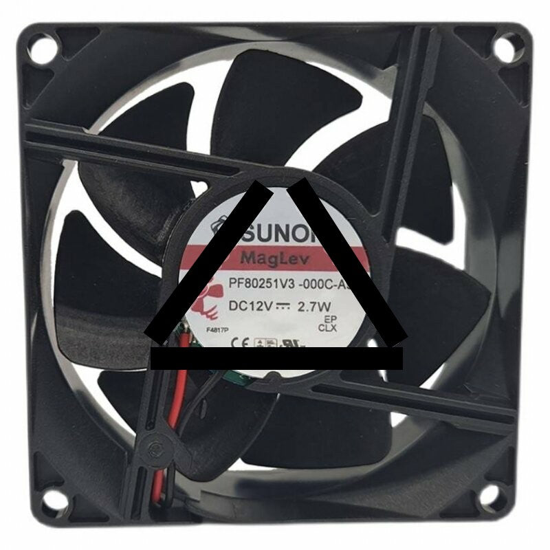 Sunon PF80251V3-000C-A99 DC 12V 2.7W 2 Wires Axial Cooling Fan