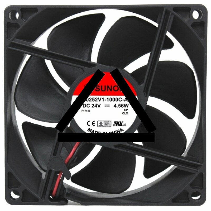 Sunon PF80252V1-1000C-A99 24V 4.56W 2 Wires Axial Fan