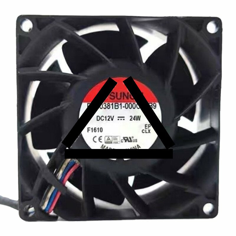 Sunon PF80381B1-000C-QB9 DC 12V 24W 8038 Axial Cooling Fan