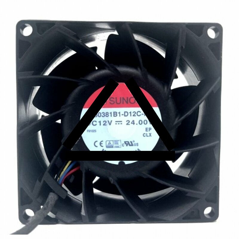 Sunon PF80381B1-D12C-F99 DC 12V 24.00W 3 Wires Axial Cooling Fan