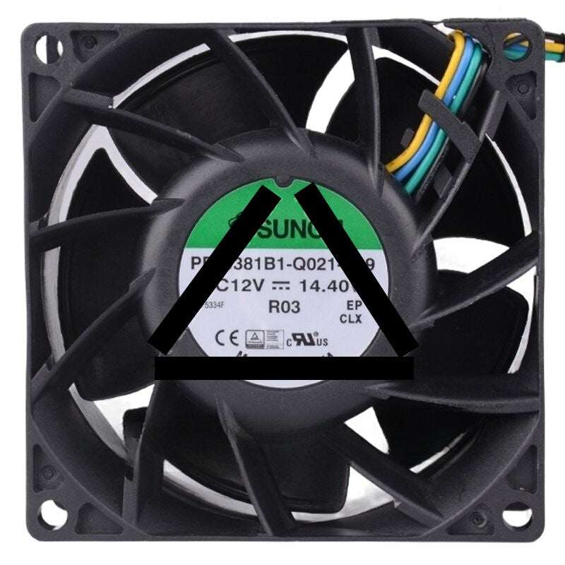 Sunon PF80381B1-Q021-S99 DC 12V 14.40W 2 Wires / 3 Wires / 4 Wires Axial Cooling Fan