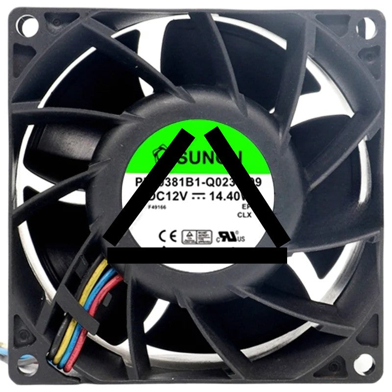 Sunon PF80381B1-Q023-S99 DC 12V 14.40W 4 Wires PWM Cooling Fan