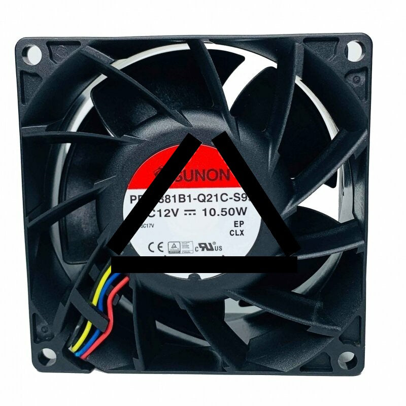 Sunon PF80381B1-Q21C-S99 DC 12V 10.50W 4 Wires Axial Cooling Fan