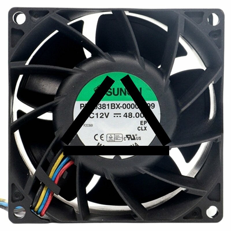 Sunon PF80381BX-0000-S99 DC 12V 48.00W 2 / 3 / 4 Wires Axial Cooling Fan
