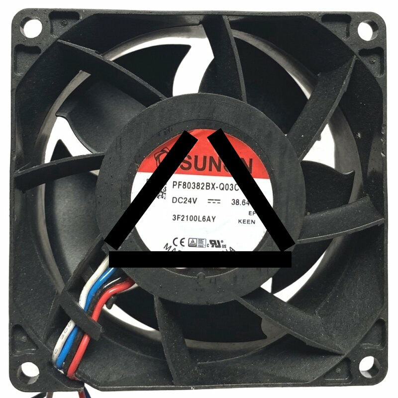 Sunon PF80382BX-Q03C-SLP DC 24V 38.64W 2 / 3 / 4 Wires Axial Cooling Fan