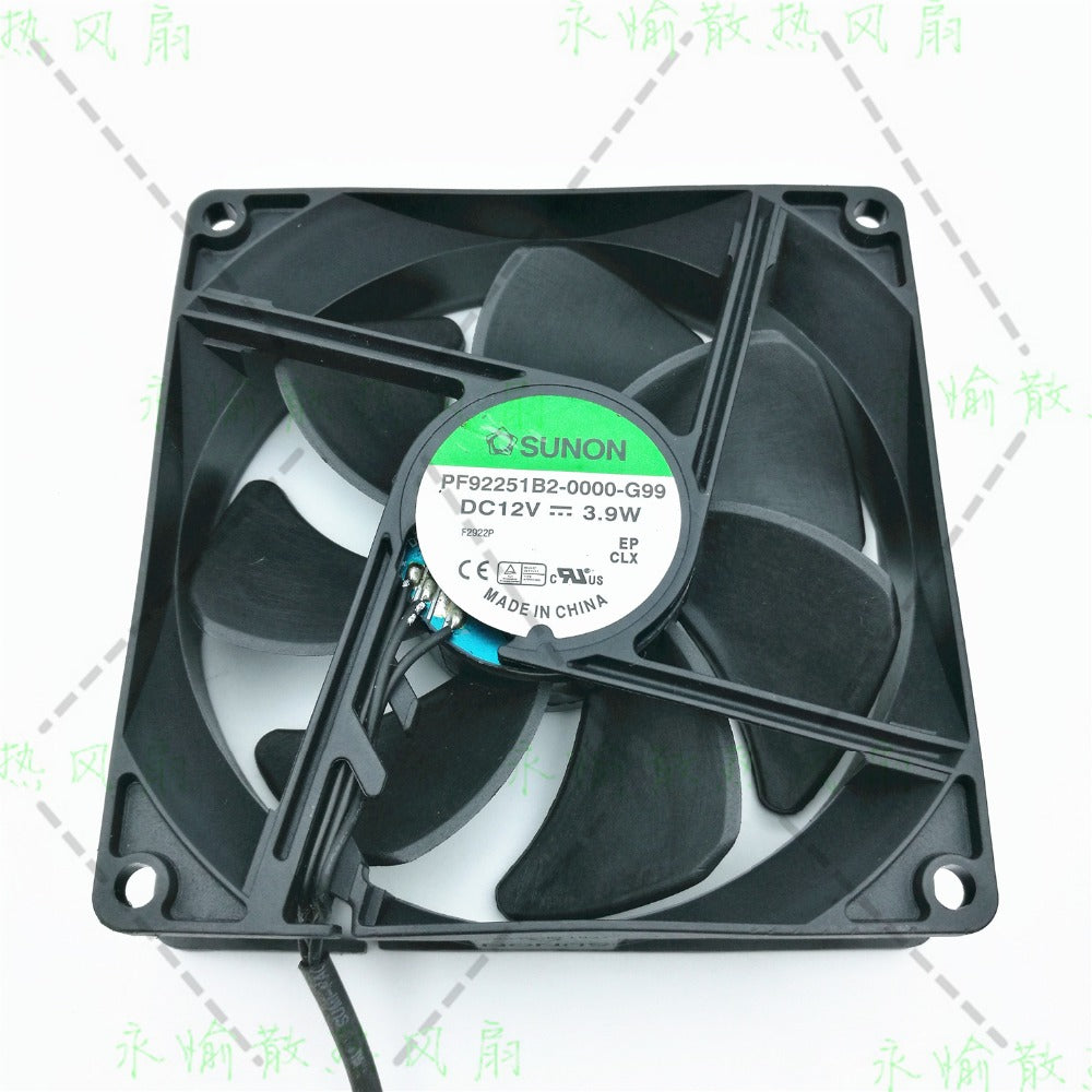 SUNON PF92251B2-0000-G99 Server Square Fan DC 12V 3.9W 92x92x25mm 3-wire