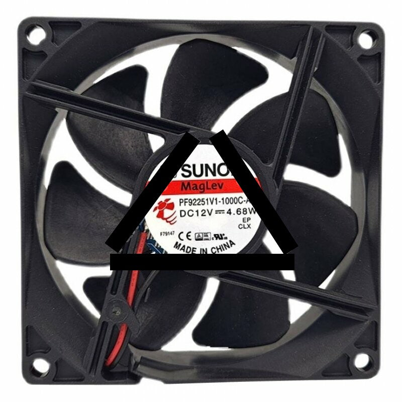 Sunon PF92251V1-1000C-A99 DC 12V 4.68W 2 Wires Axial Cooling Fan