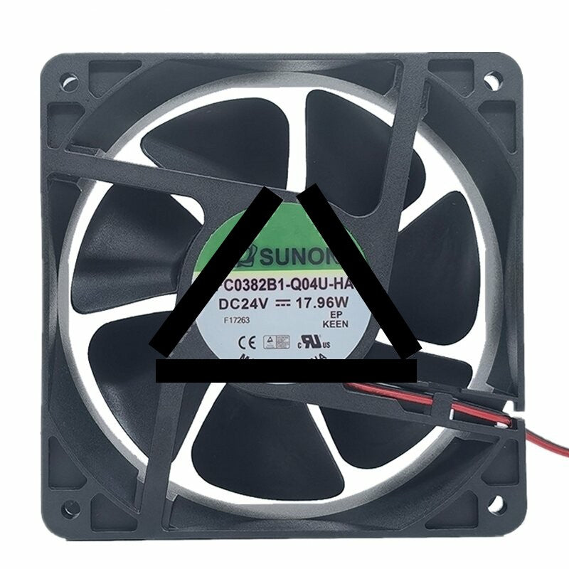 SUNON PFC0382B1-Q04U-HA9 DC 24V 17.96W 2 Wires / 3 Wires Axial Cooling Fan