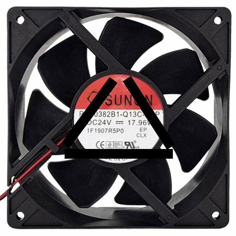 Sunon PFC0382B1-Q13C-AAP DC 24V 17.96W 2 Wires Axial Cooling Fan