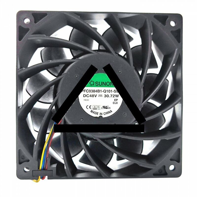 Sunon PFC0384B1-Q101-S99 DC 48V 30.72W 12038 Axial Cooling Fan