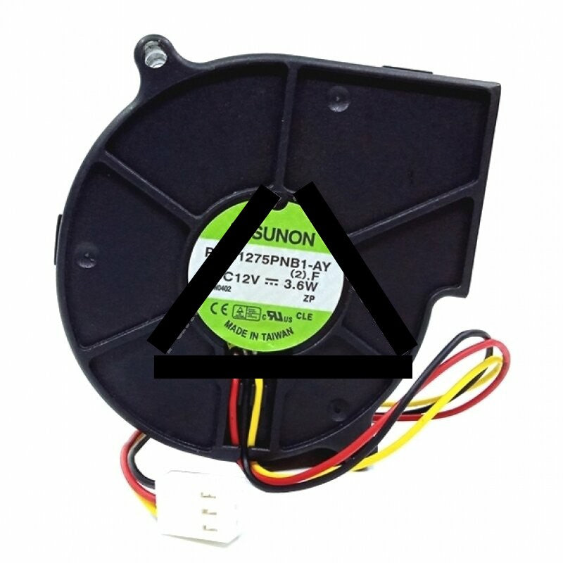 Sunon PMB1275PNB1-AY DC 12V 3.6W 2 Wires / 3 Wires Blower Cooling Fan