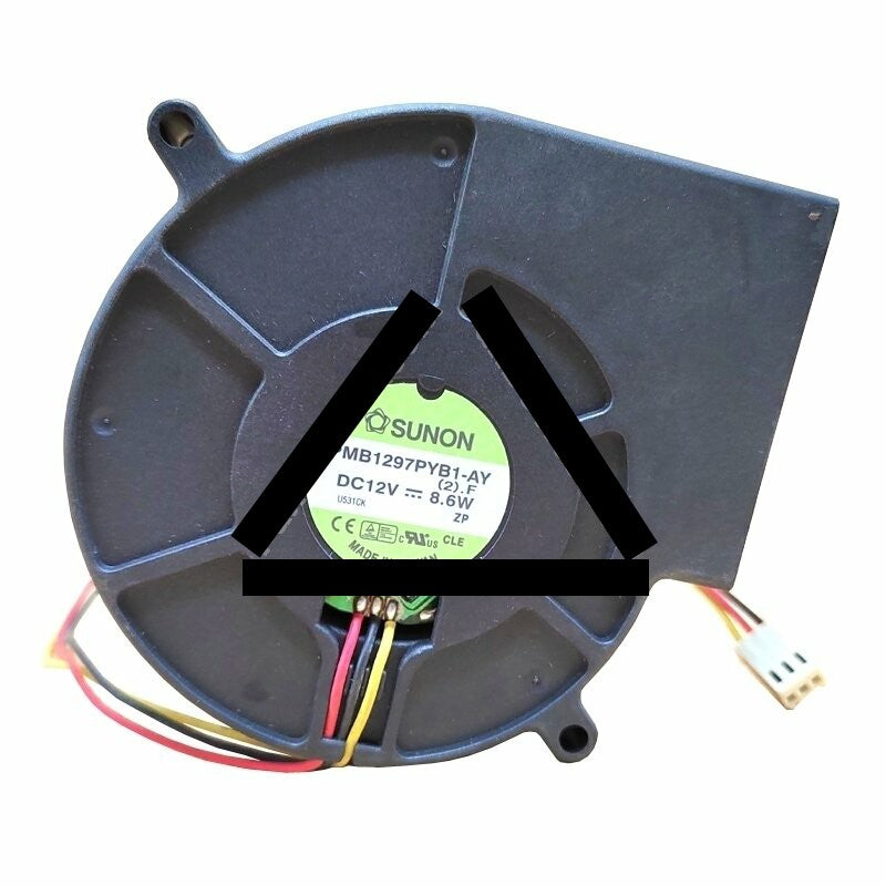 Sunon PMB1297PYB1-AY DC 12V 8.6W 3 Wires Blower Cooling Fan