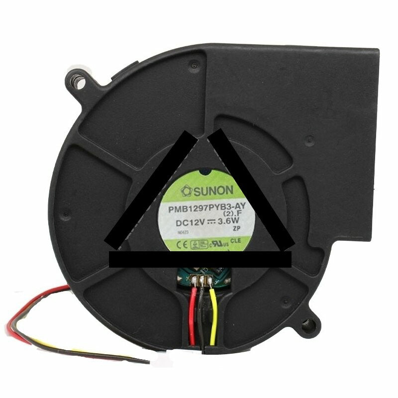 Sunon PMB1297PYB3-AY DC 12V 3.6W 2 Wires / 3 Wires Blower Cooling Fan