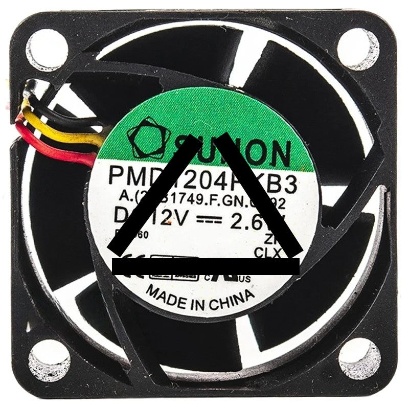 Sunon PMD1204PKB3 12V 2.6W 2 / 3 Wires Axial Cooling Fan