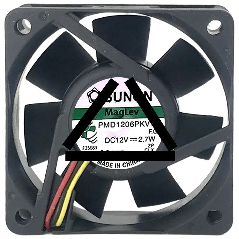 Sunon PMD1206PKV1-A DC 12V 2.7W 3 Wires Maglev Axial Cooling Fan