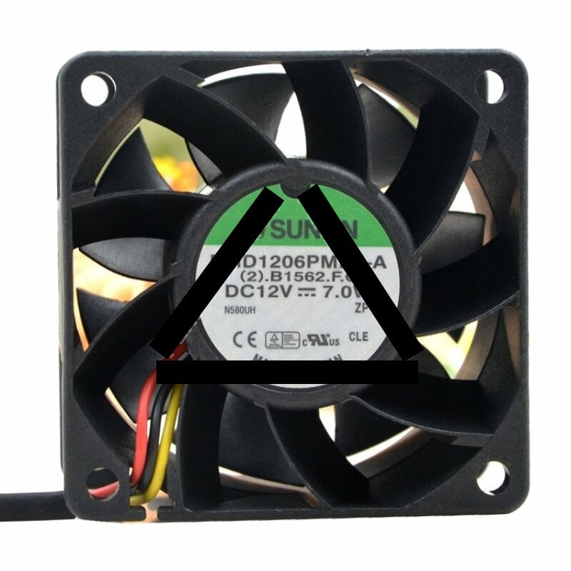 Sunon PMD1206PMB2-A DC 12V 7.0W 2 Wires / 3 Wires Axial Cooling Fan