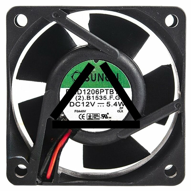 Sunon PMD1206PTB1-A DC 12V 5.4W 6025 Axial Cooling Fan