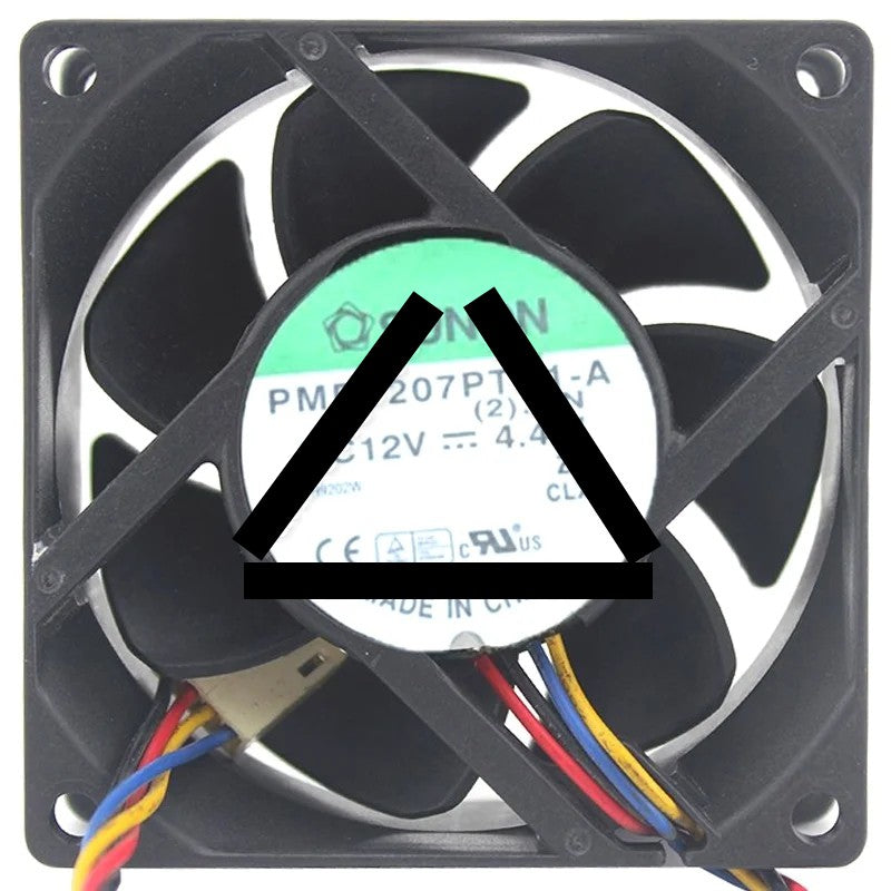 Sunon PMD1207PTB1-A DC 12V 4.4W 4 Wires Axial Cooling Fan