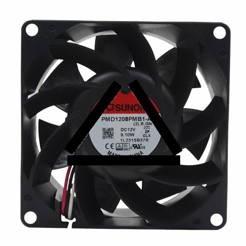 Sunon PMD1208PMB1-A DC 12V 9.10W 8038 Axial Cooling Fan