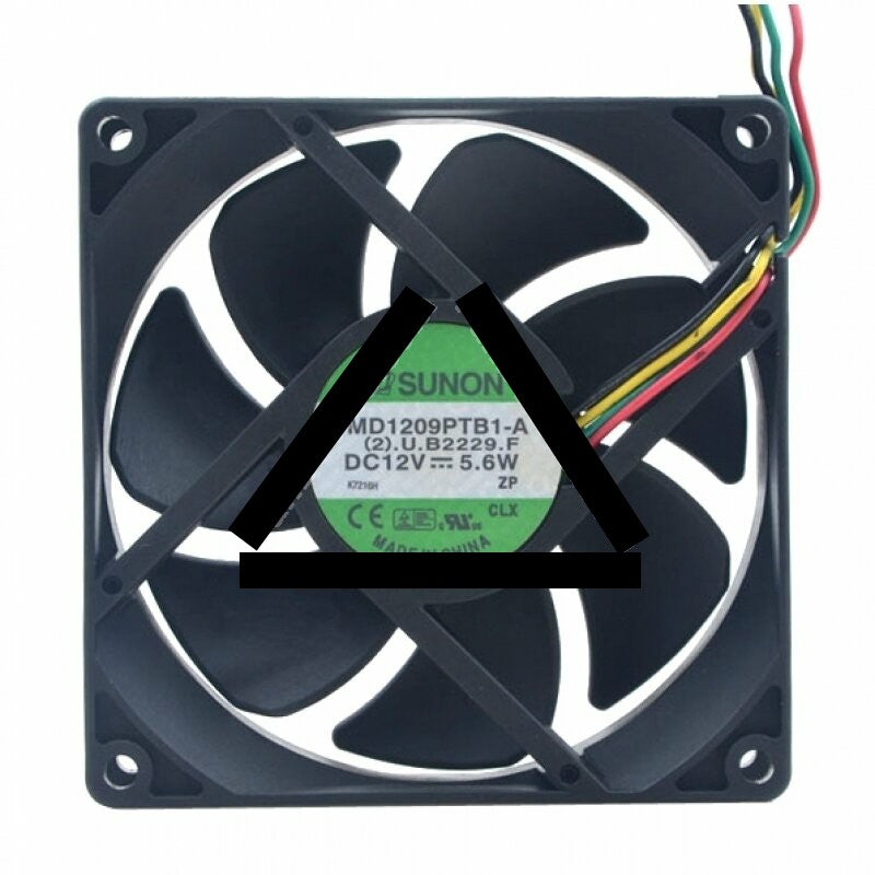 SUNON PMD1209PTB1-A DC 12V 5.6W 2 Wires / 3 Wires / 4 Wires Axial Cooling Fan