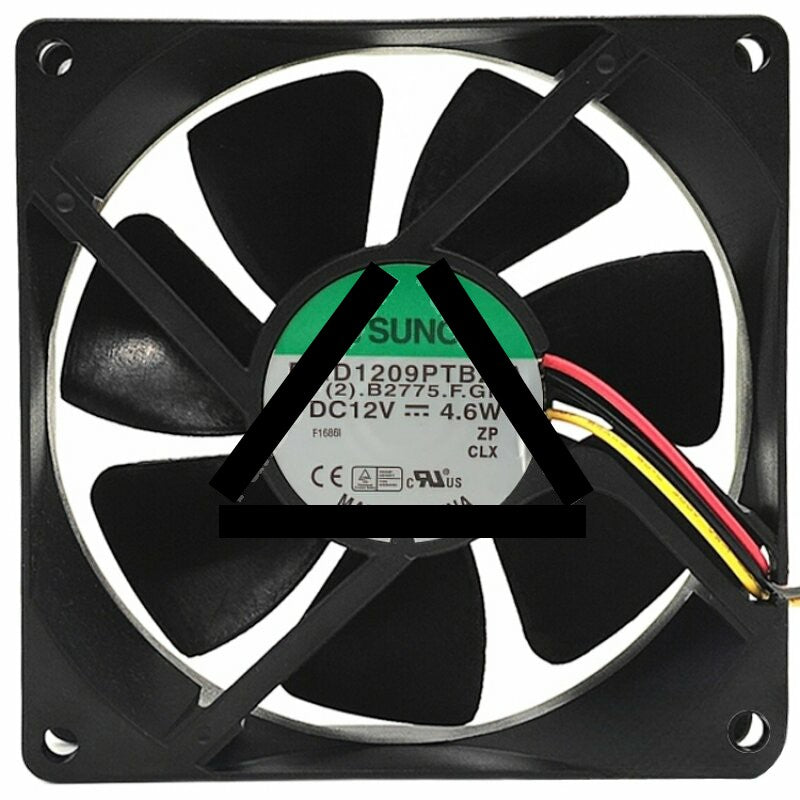 Sunon PMD1209PTB2-A DC 12V 4.6W 3 Wires 9225 Axial Cooling Fan