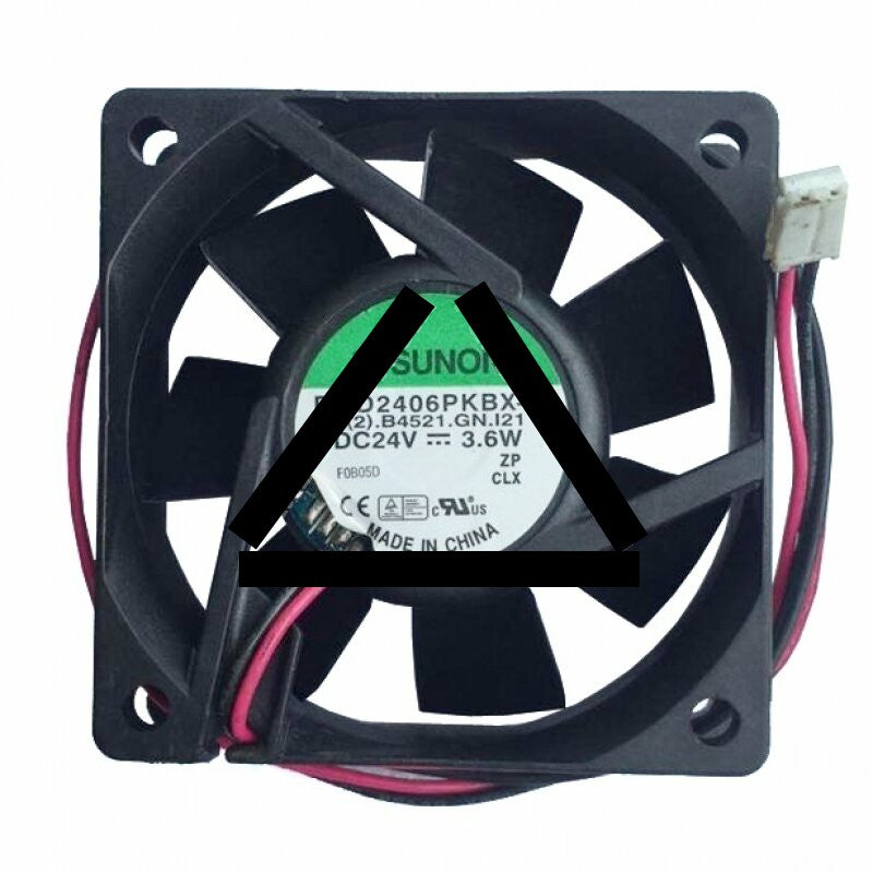 Sunon PMD2406PKBX-A DC 24V 3.6W 2 Wires / 3 Wires Axial Cooling Fan