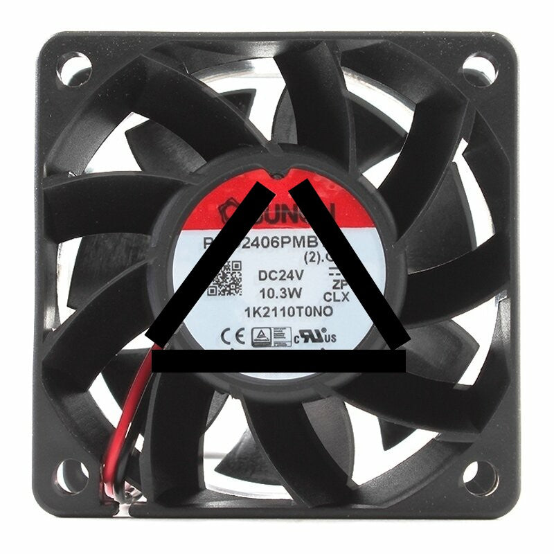 Sunon PMD2406PMB1-A DC 24V 10.3W 2 Wires / 3 Wires Axial Cooling Fan