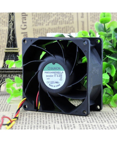 Original SUNON PMD2408PMB1-A DC24V 9.6W 8CM Fan