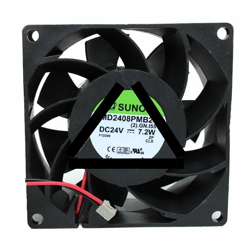 SUNON PMD2408PMB2-A DC 24V 7.2W 2 Wires Axial Cooling Fan