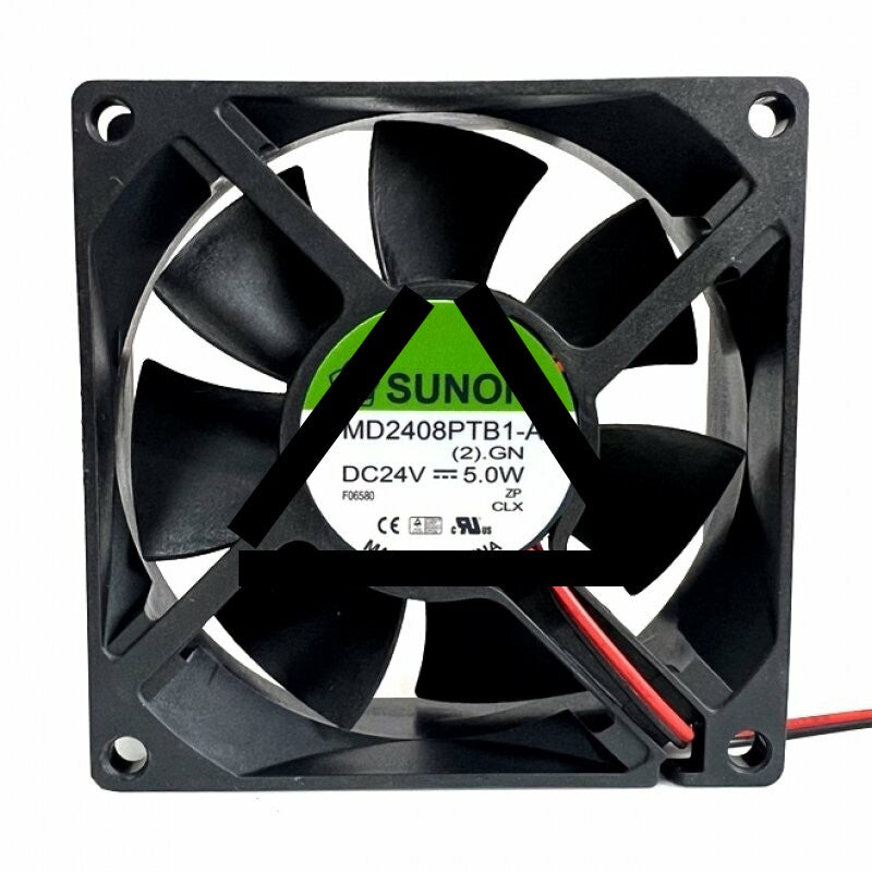 Sunon PMD2408PTB1-A DC 24V 5.0W 2 Wires / 3 Wires Axial Cooling Fan