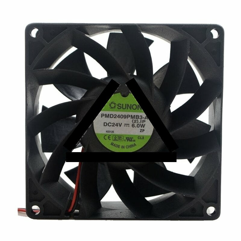 SUNON PMD2409PMB3-A DC 24V 6.0W 2 Wires Axial Cooling Fan