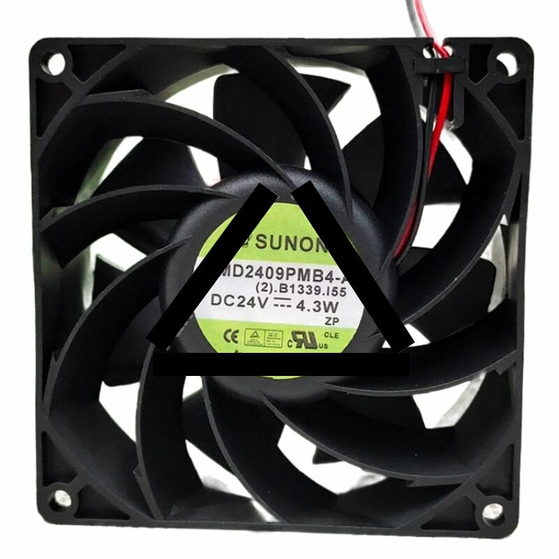 Sunon PMD2409PMB4-A DC 24V 4.3W 2 Wires / 3 Wires / 4 Wires Axial Cooling Fan