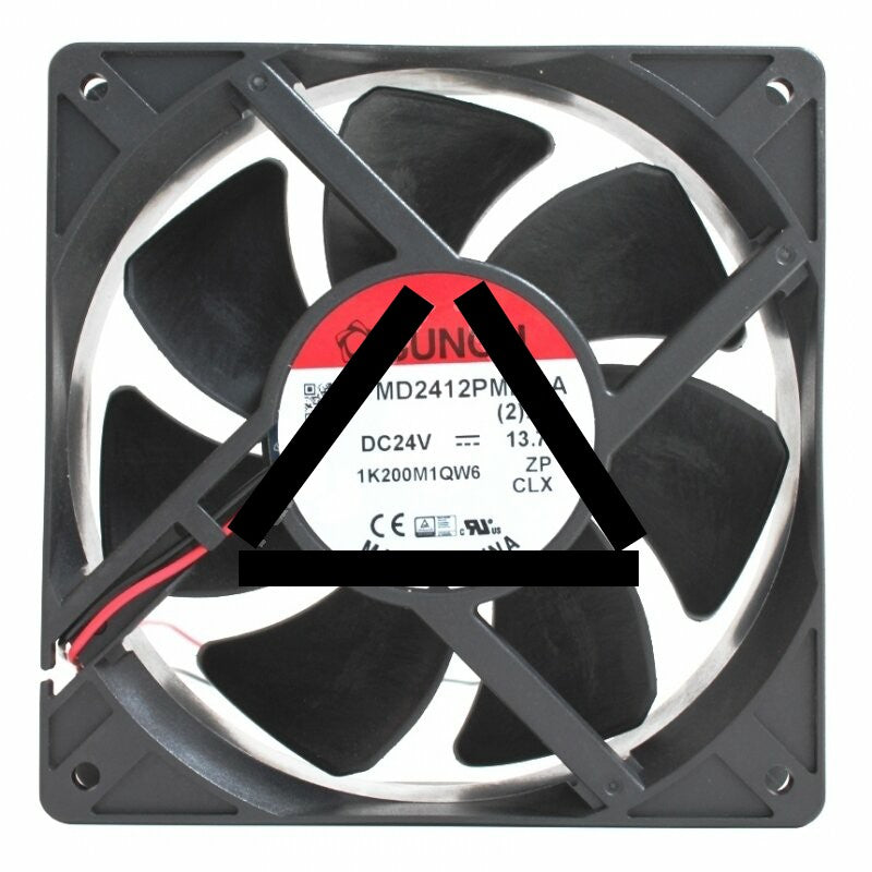 Sunon PMD2412PMB2-A DC 24V 13.7W 2 Wires / 3 Wires Axial Cooling Fan