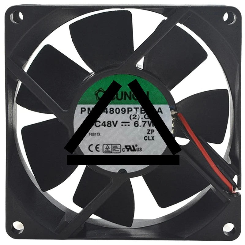 Sunon PMD4809PTB1-A DC 48V 6.7W 2 Wires Axial Cooling Fan