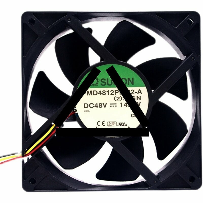 Sunon PMD4812PMB2-A DC 48V 14.4W 2 Wires / 3 Wires Axial Cooling Fan