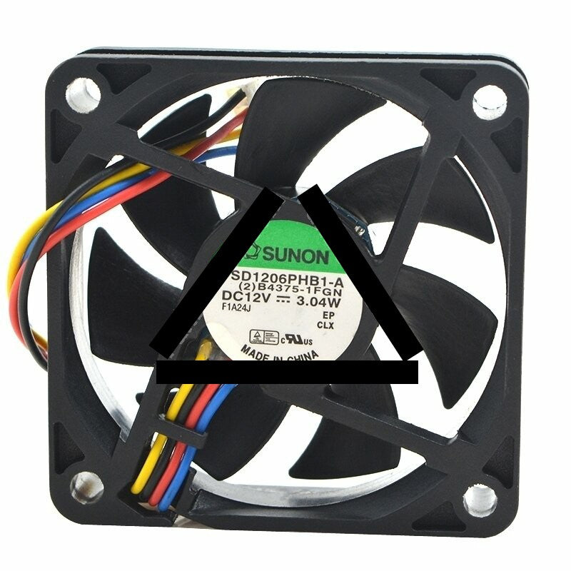 Sunon PSD1206PHB1-A DC 12V 3.04W 2 Wires / 3 Wires / 4 Wires Axial Cooling Fan