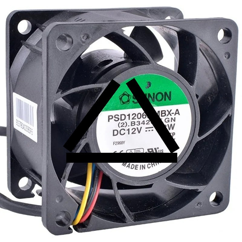 Sunon PSD1206PMBX-A DC 12V 18W 4 Wires Axial Cooling Fan