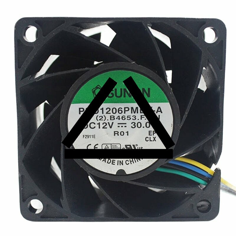 Sunon PSD1206PMBX-A DC 12V 30.0W 6038 Axial Cooling Fan