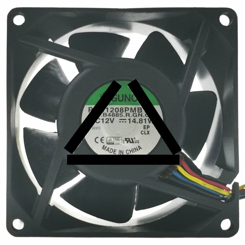 Sunon PSD1208PMB1-A DC 12V 14.81W PWM Waterproof Axial Cooling Fan