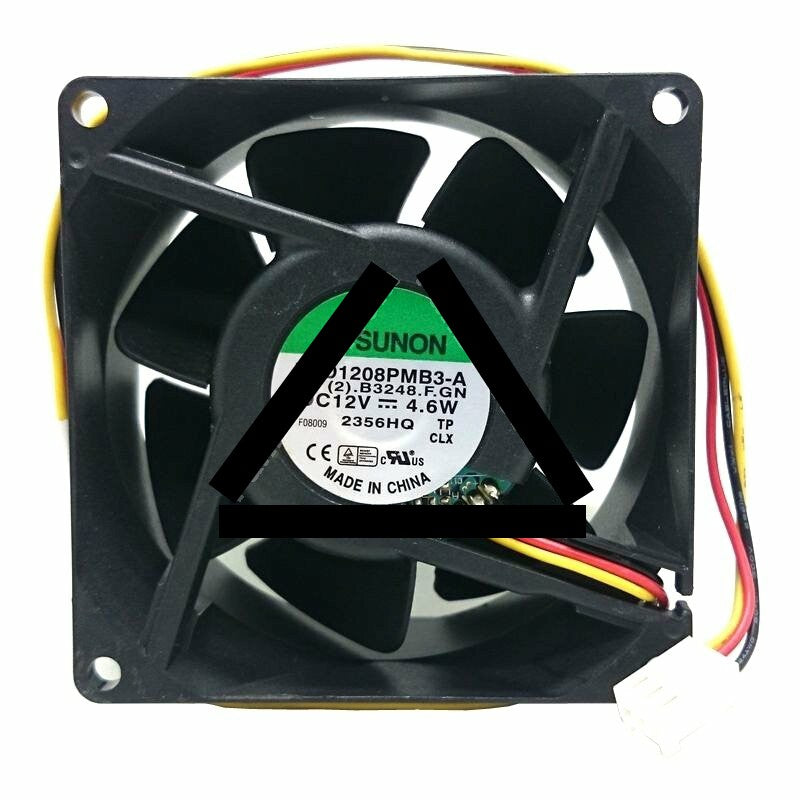 Sunon PSD1208PMB3-A DC 12V 4.6W 2 Wires / 3 Wires Axial Cooling Fan