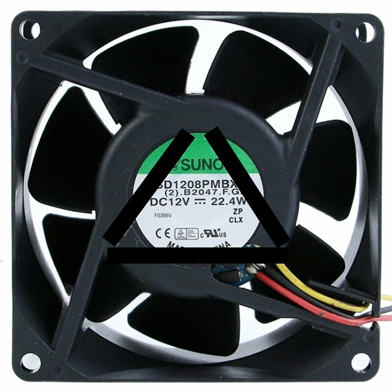Sunon PSD1208PMBX-A DC 12V 22.4W 2 Wires / 3 Wires Axial Cooling Fan