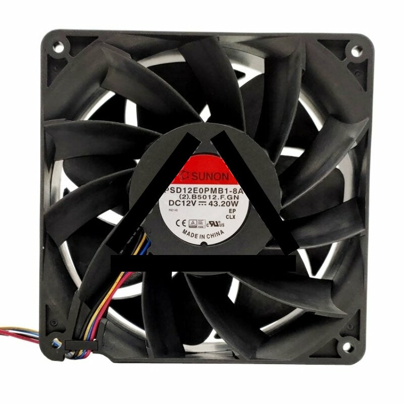 Sunon PSD12E0PMB1-8A DC 12V 43.20W 2 Wires / 3 Wires / 4 Wires Axial Cooling Fan