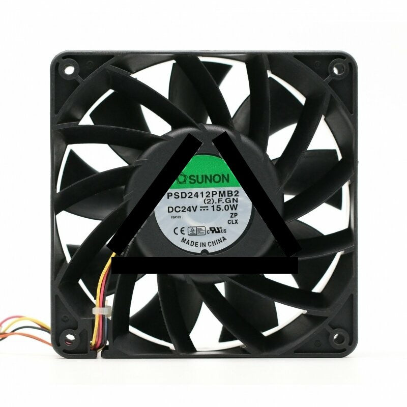 SUNON PSD2412PMB2 DC 24V 15W 2 Wires / 3 Wires / 4 Wires Axial Cooling Fan