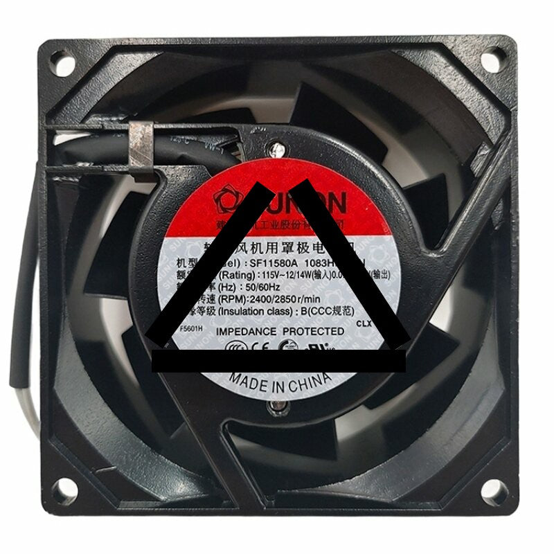 Sunon SF11580A 1083HBL.GN AC 115V 12/14W 8038 Axial Cooling Fan